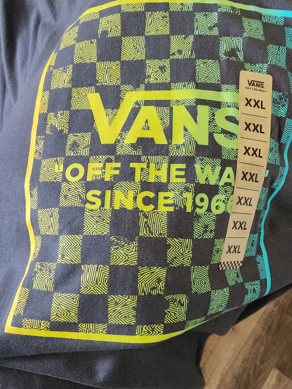 Vans Indigo Ombre Box Logo Tee